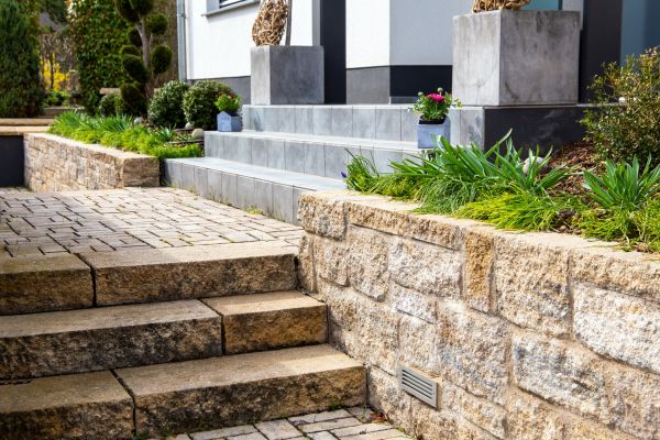Stone Step Replacement in Richmond