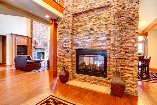 Stone Hearth Installation in Richmond